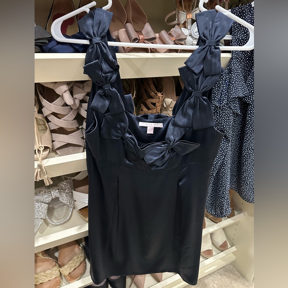 Rebecca Taylor 💯 silk bow top STUNNING